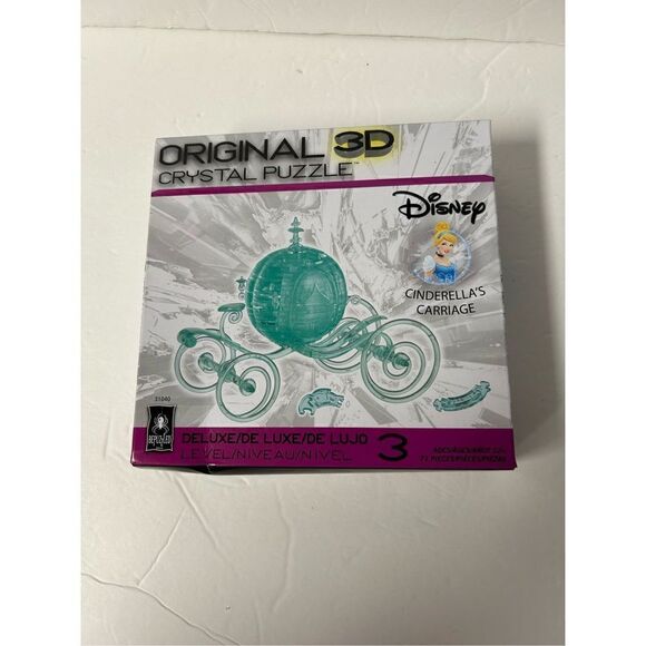 Bepuzzled Brand Original 3D crystal puzzle Disney Cinderella’s carriage - Picture 1 of 3